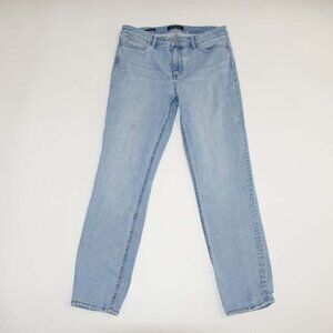 Talbots Women's Flawless 5 Pocket Slim Ankle Jeans Size 10 Light Blue Denim